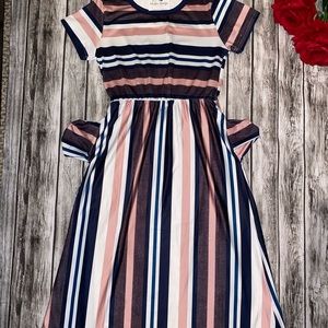 Beautiful little girls pink dress